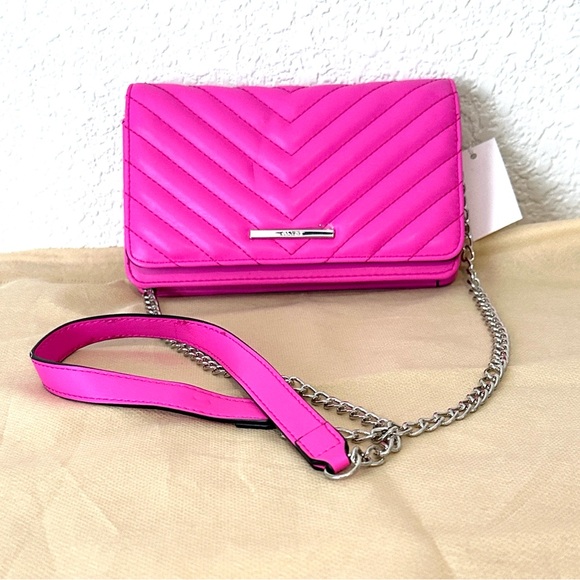 ALDO Pink Quilted Chain Shoulder Bag - Picture 2 of 11